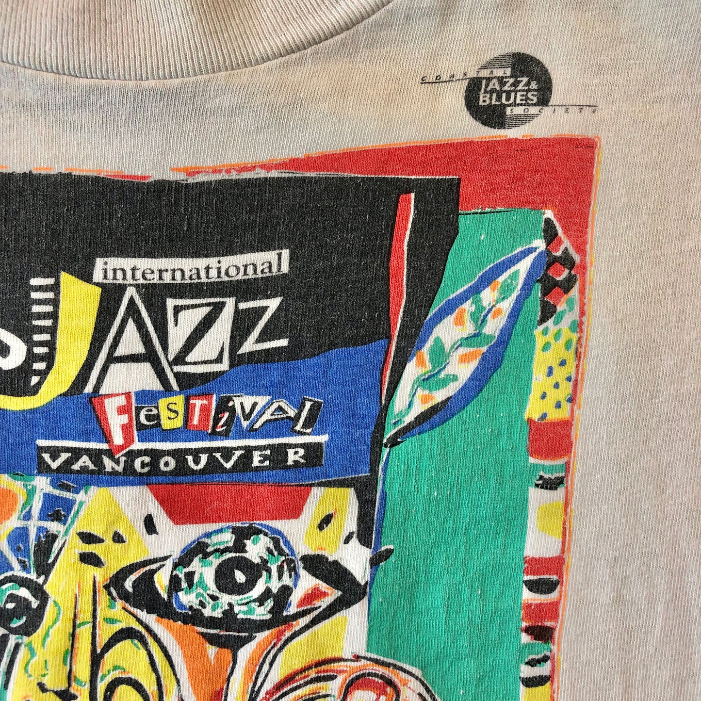 Vintage USA Barbara Klunder International Jazz Festival Vancouver T Shirt M