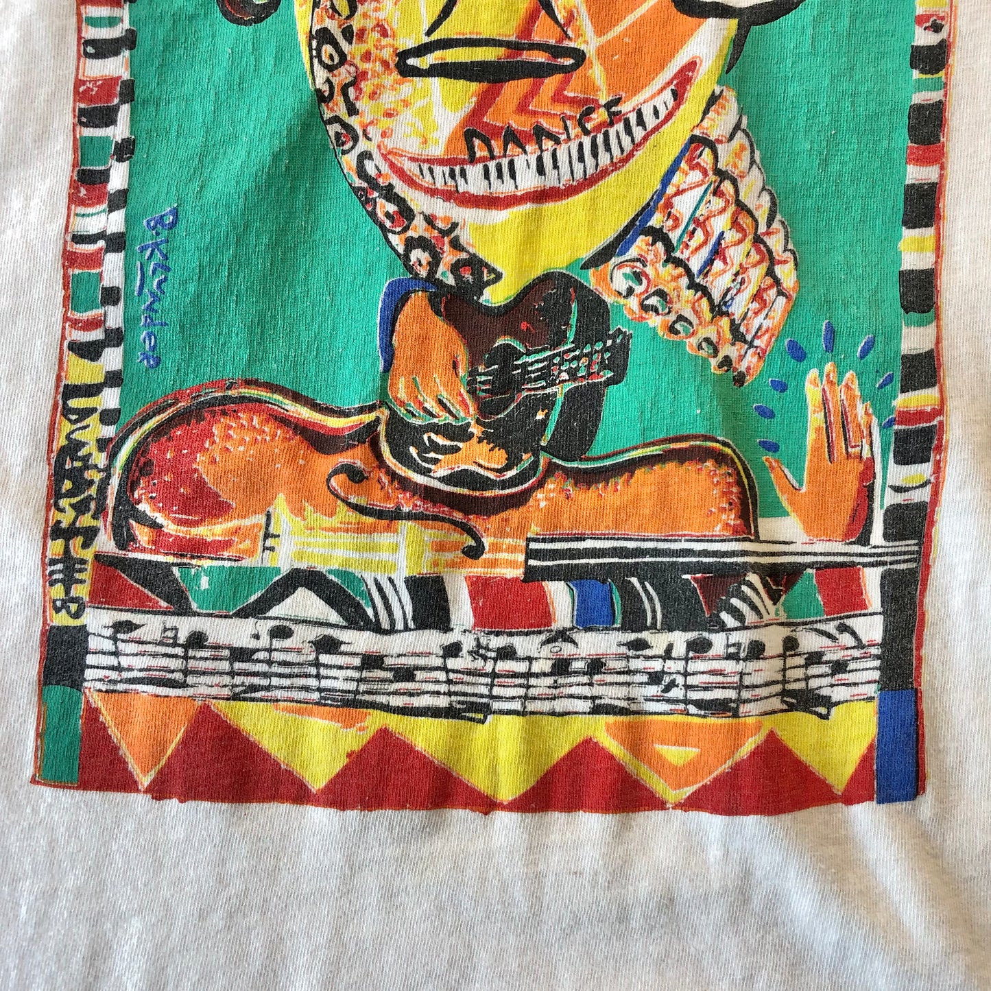 Vintage USA Barbara Klunder International Jazz Festival Vancouver T Shirt M