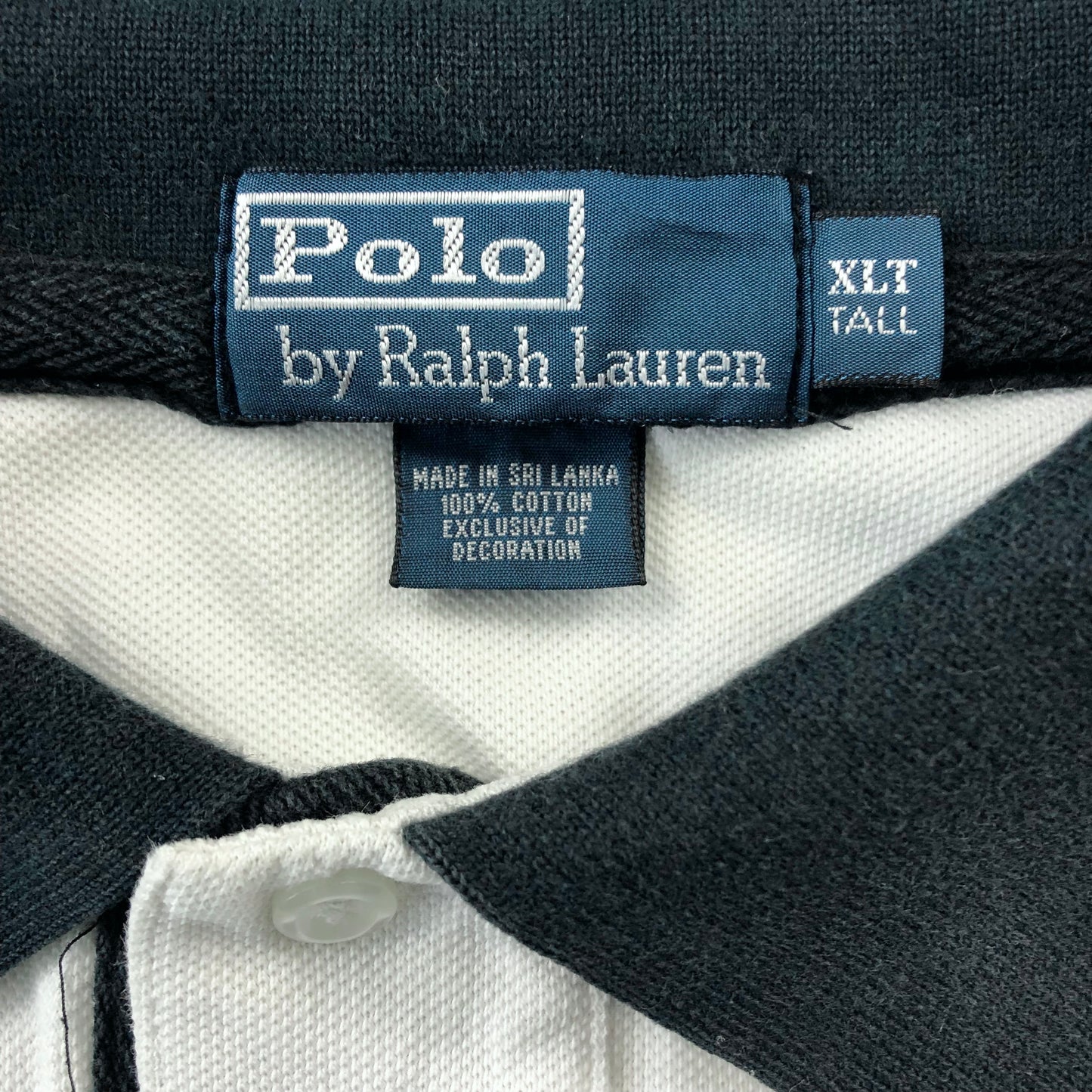 Vintage Polo Ralph Lauren Big Pony Colorblock Polo Shirt XL