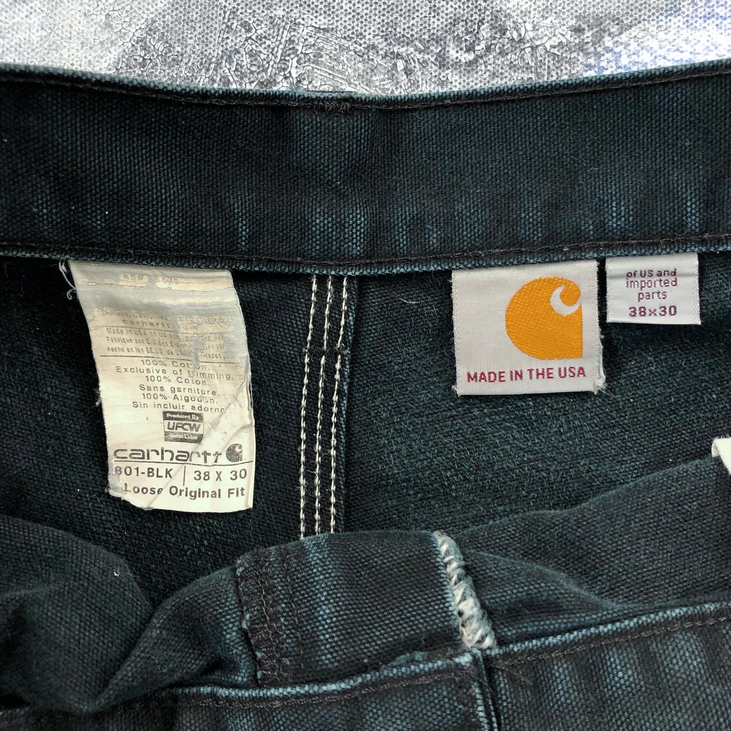 Carhartt USA Double Knee Carpenter Jean W38
