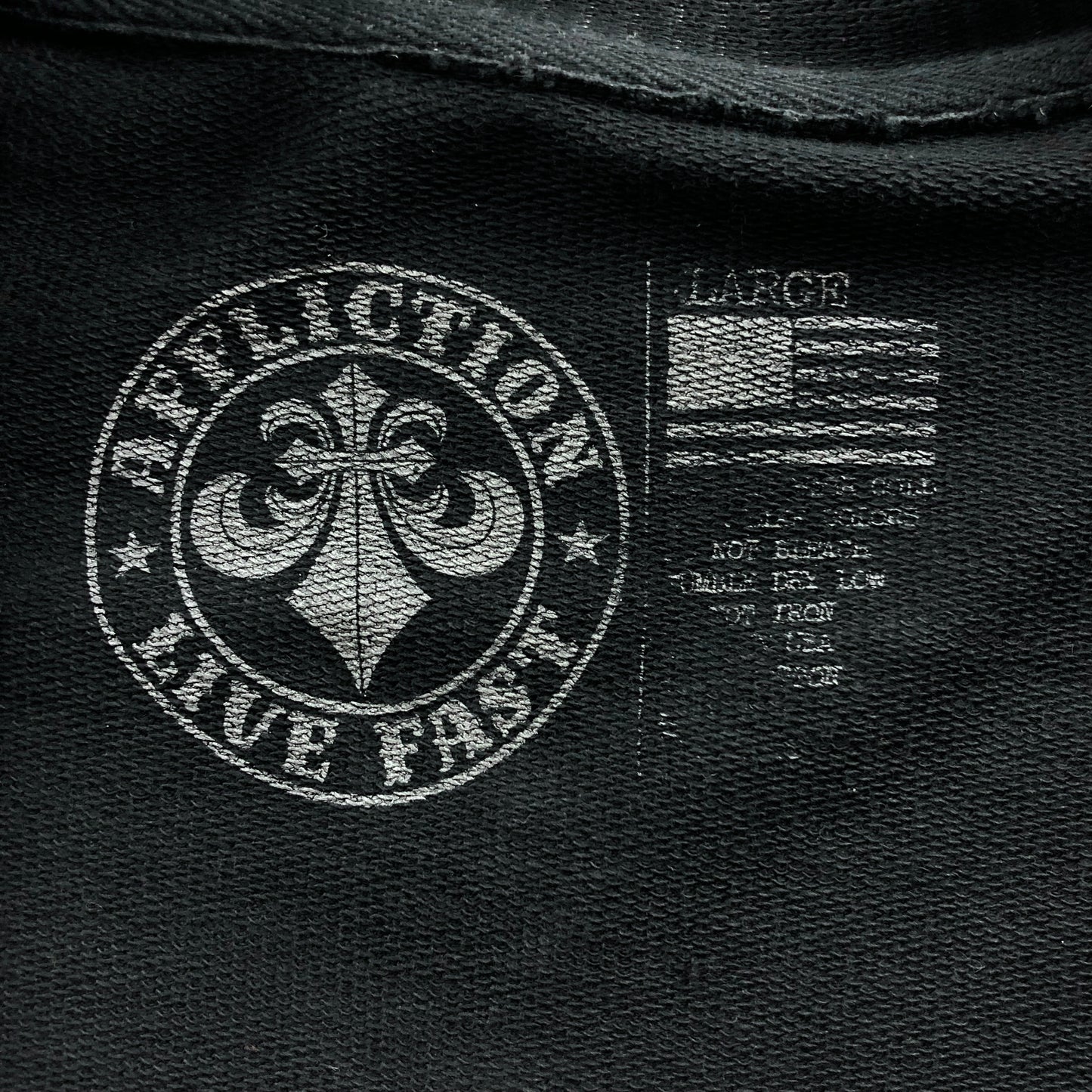 Vintage Y2K Affliction Live Fast Full Zip Sweatshirt L