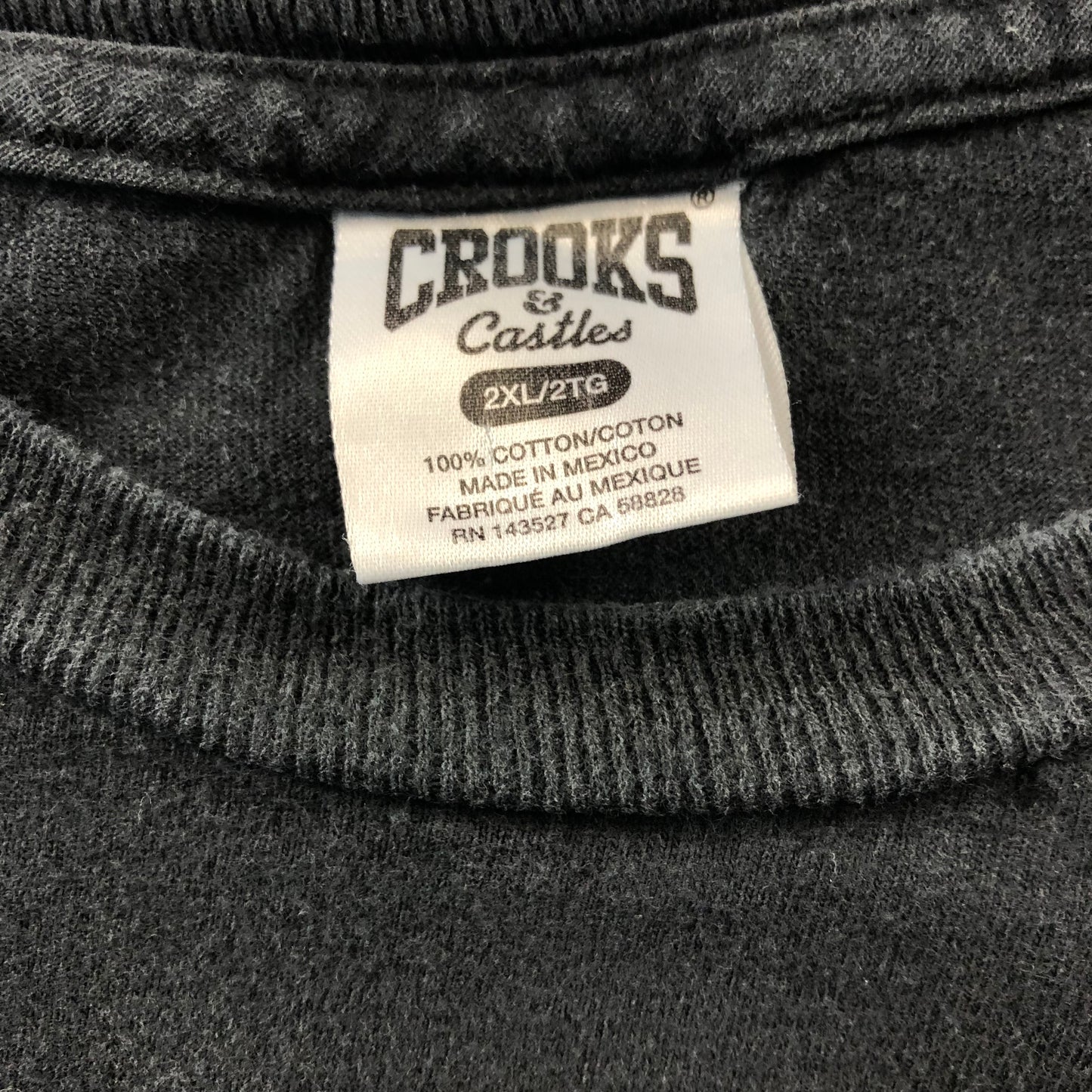 Crooks & Castles Est 2002 T Shirt XXL