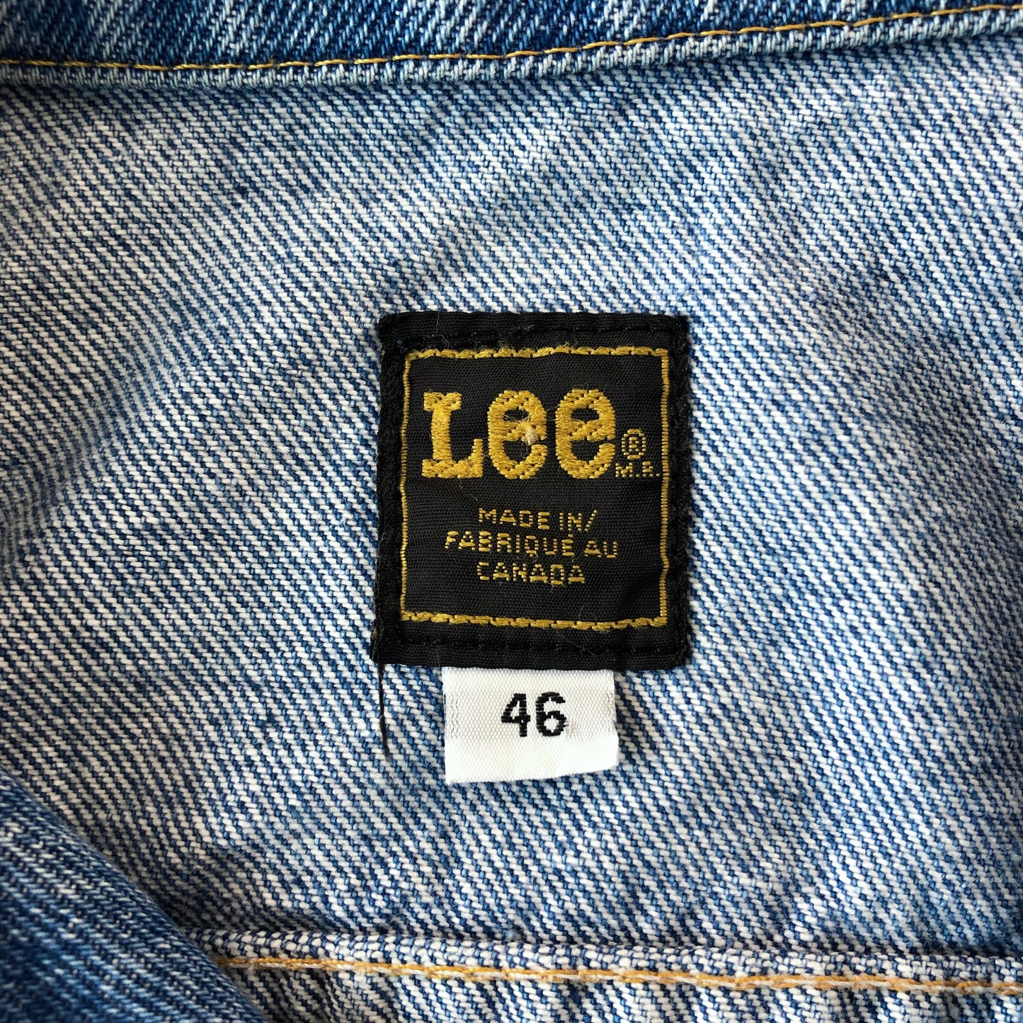 Vintage Lee 80s Button Denim Jacket XL