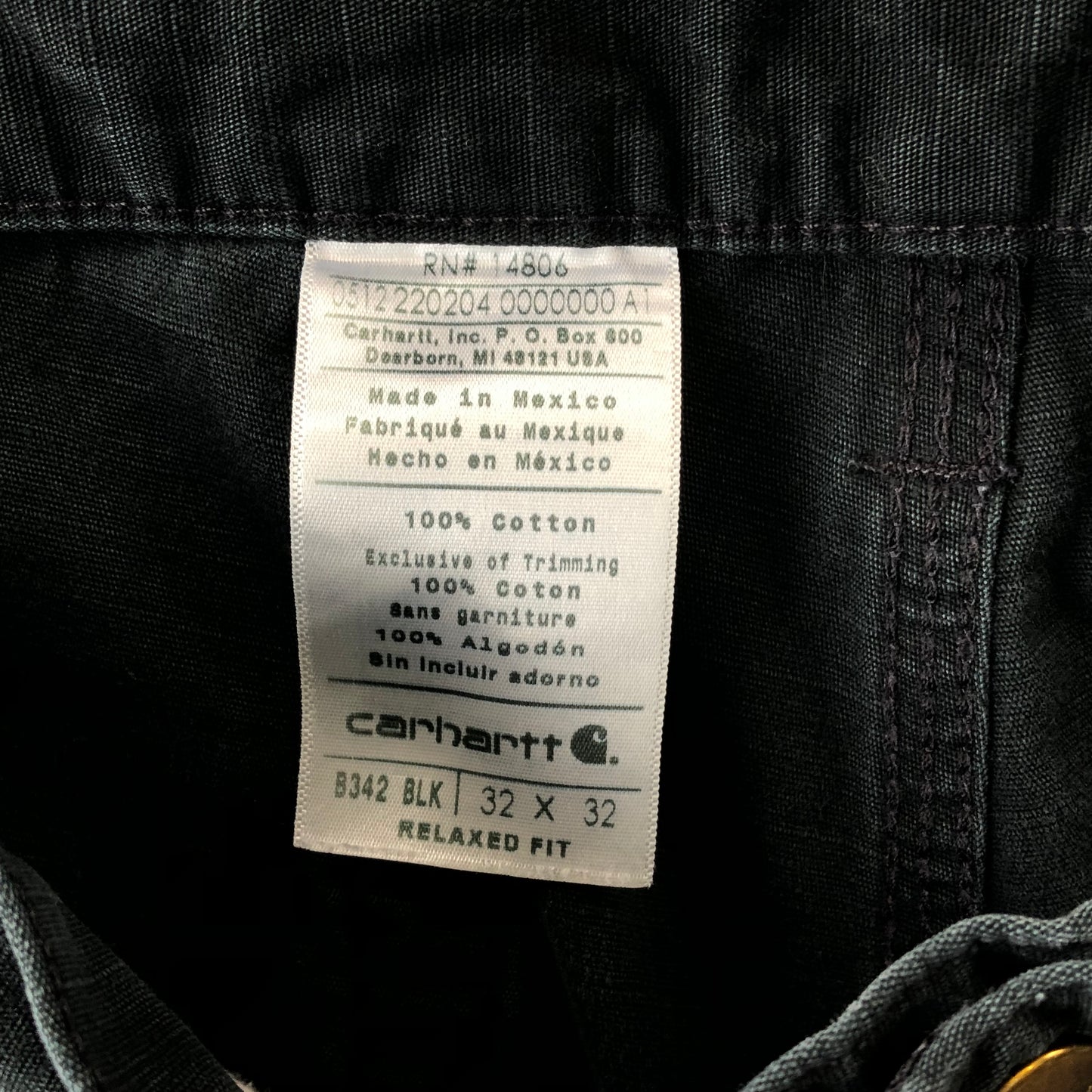 Carhartt Double Knee Cargo Pant W32