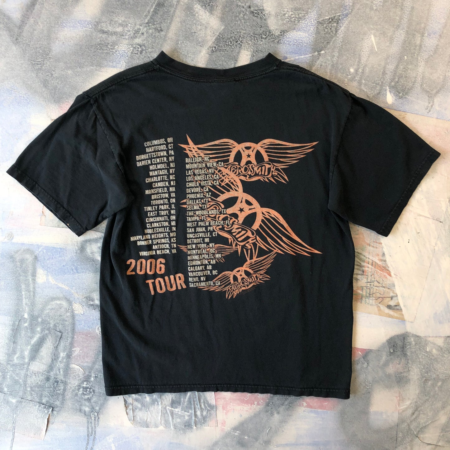 Vintage Aerosmith 2006 Tour Band T Shirt M