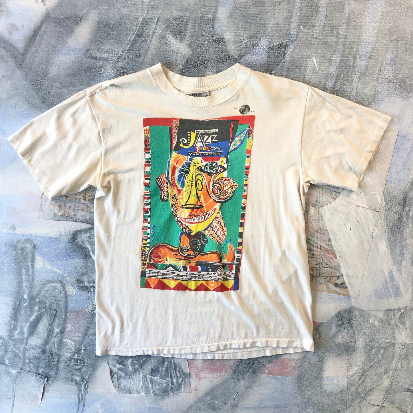 Vintage USA Barbara Klunder International Jazz Festival Vancouver T Shirt M