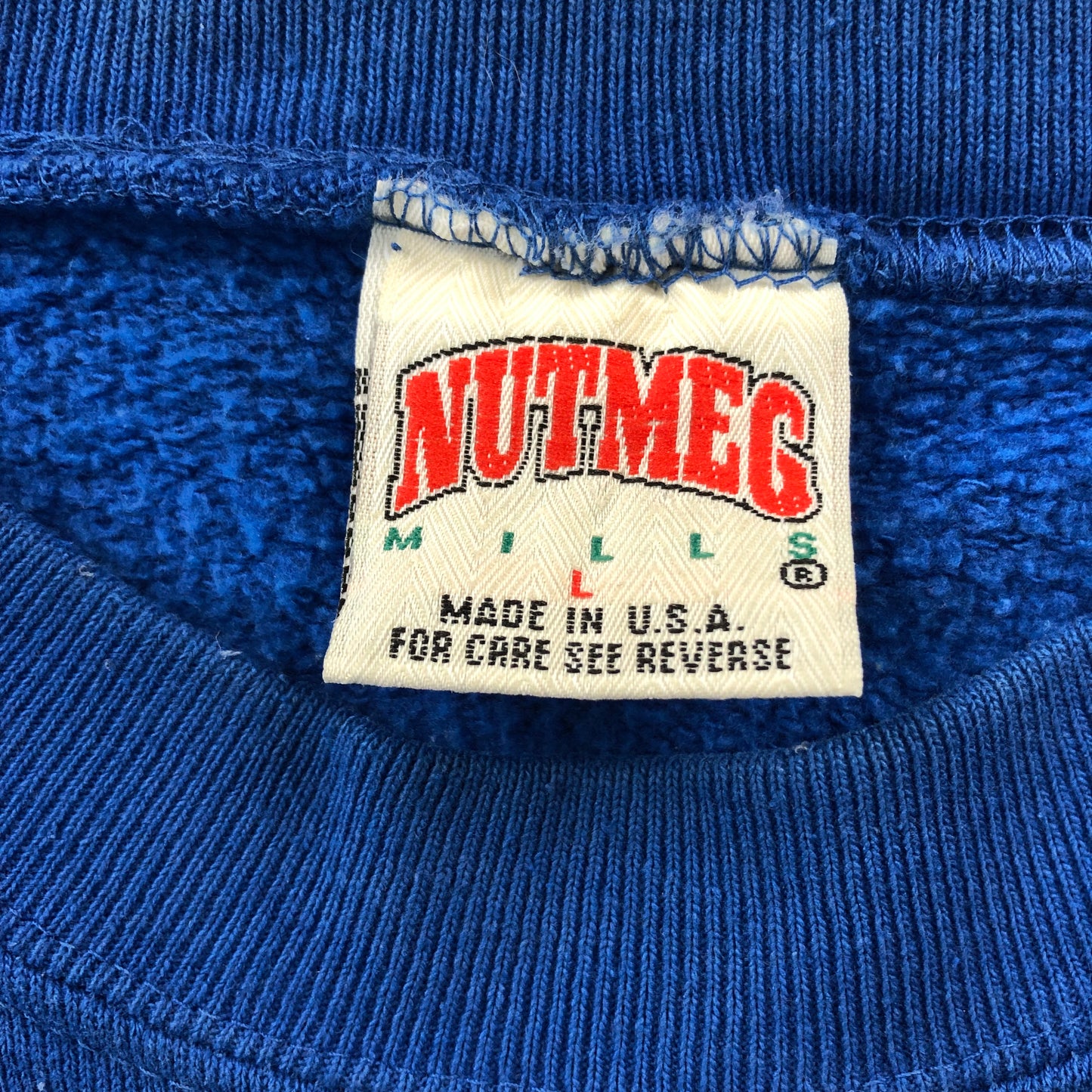 Vintage 90s NFL New York Giants Nutmeg USA Crewneck Sweatshirt L