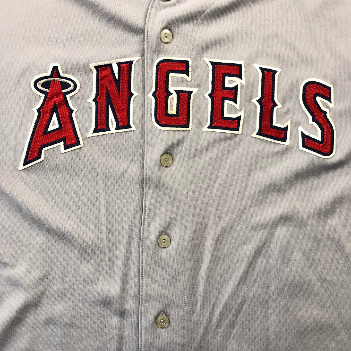 MLB Anaheim Angels Majestic Button Jersey XXL