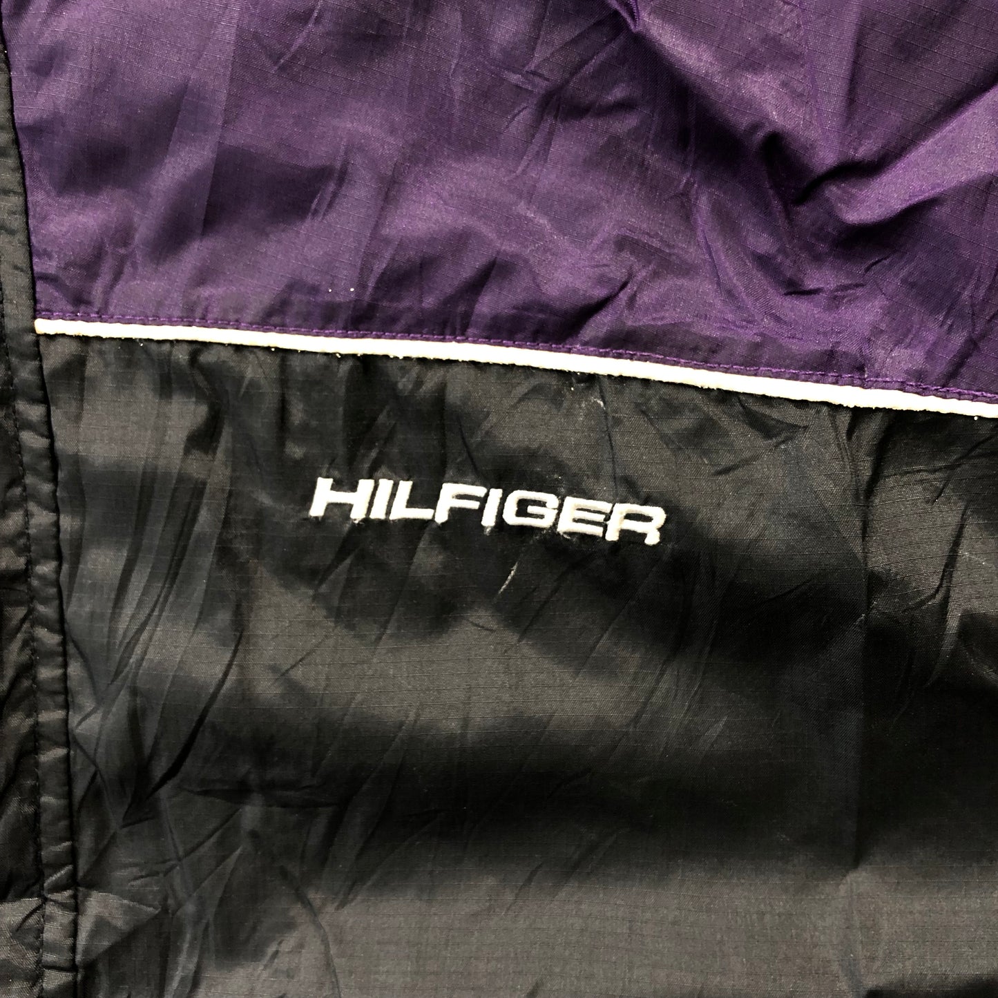 Tommy Hilfiger 90s Grunge Color Block Windbreaker Jacket XL