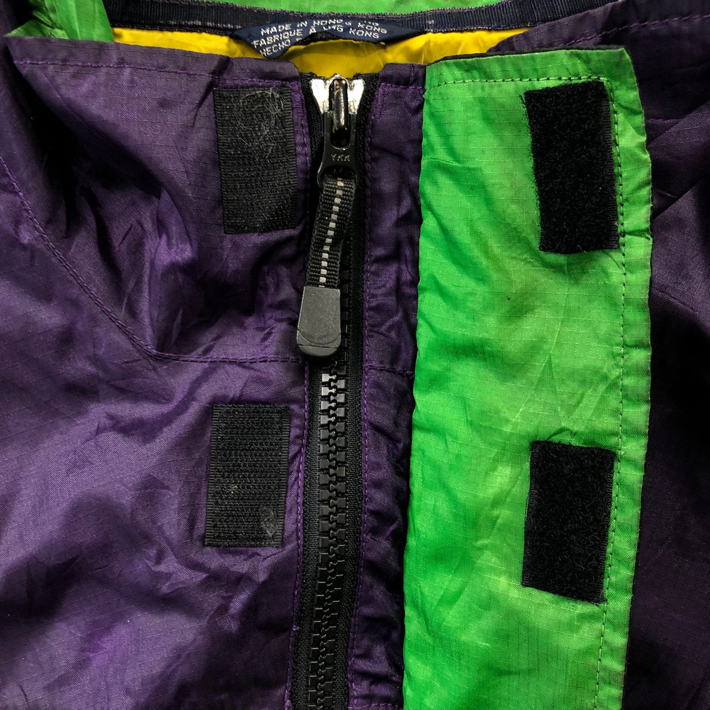 Tommy Hilfiger 90s Grunge Color Block Windbreaker Jacket XL