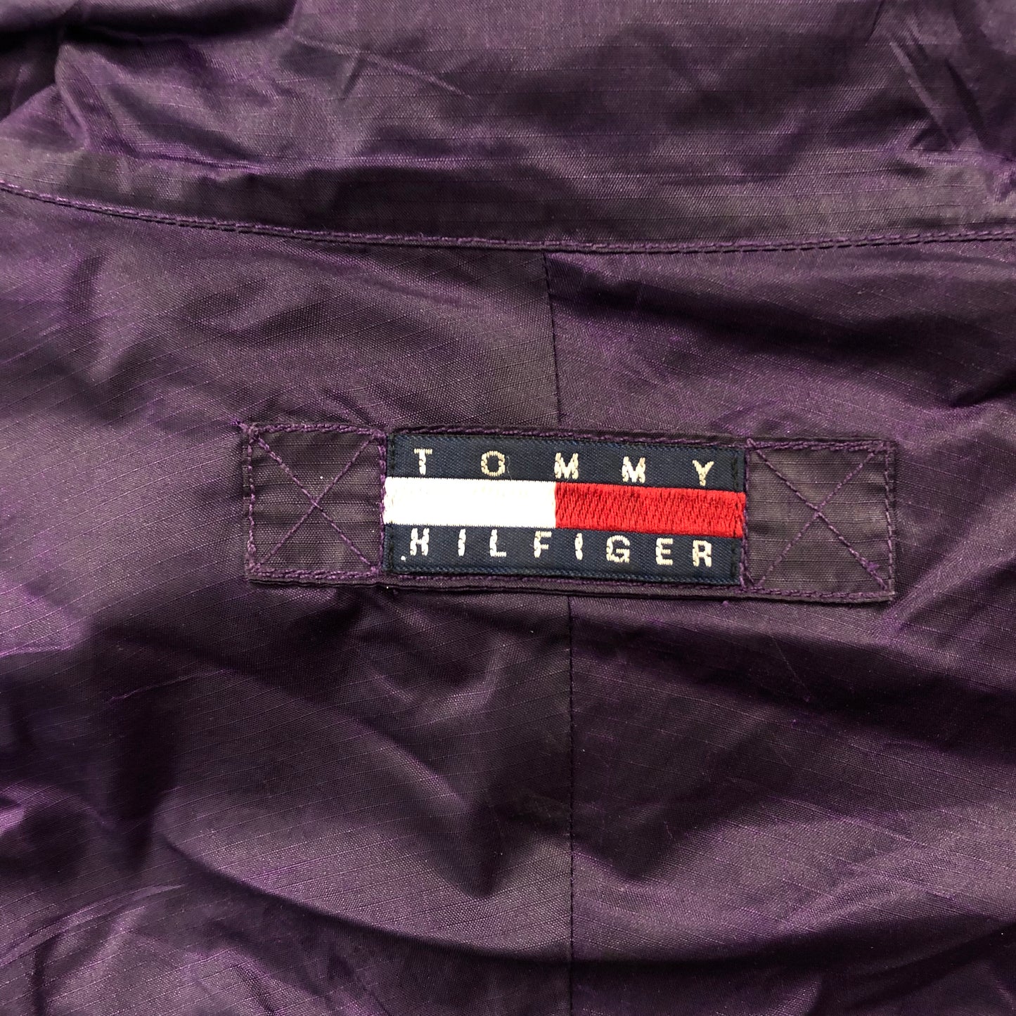 Tommy Hilfiger 90s Grunge Color Block Windbreaker Jacket XL