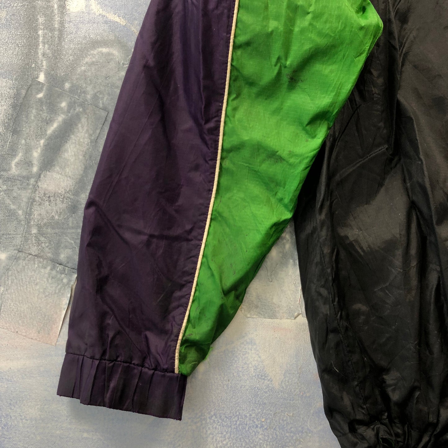 Tommy Hilfiger 90s Grunge Color Block Windbreaker Jacket XL