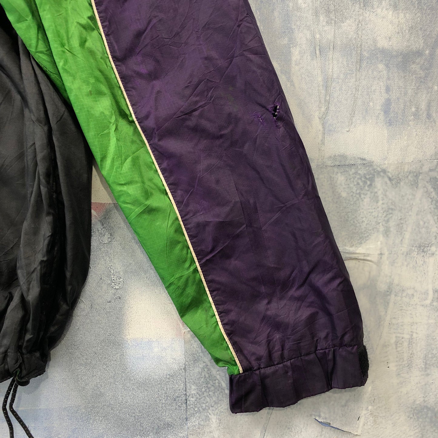 Tommy Hilfiger 90s Grunge Color Block Windbreaker Jacket XL