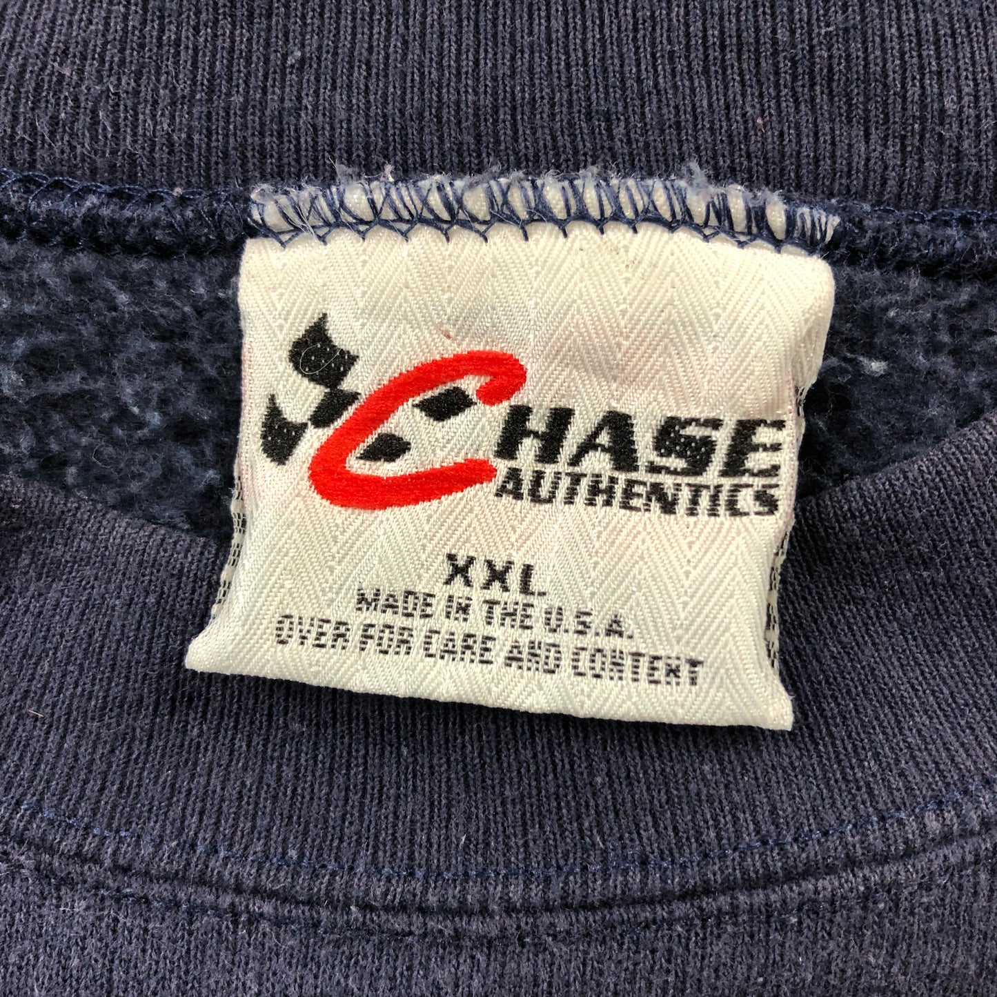 Vintage Nascar Jeff Gordon 24 Nutmeg Chase Authentics USA Crewneck Sweatshirt XXL