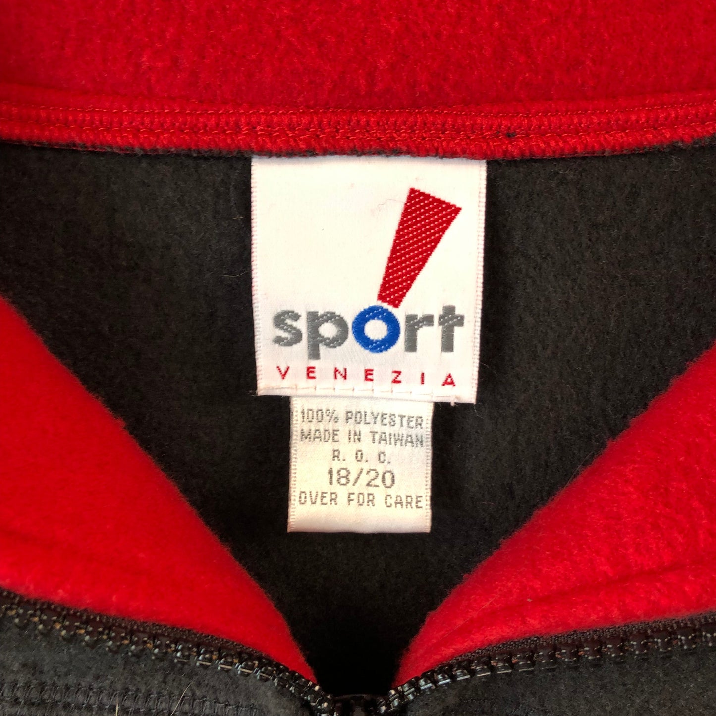 Vintage USA Quarter Zip Fleece Sweatshirt