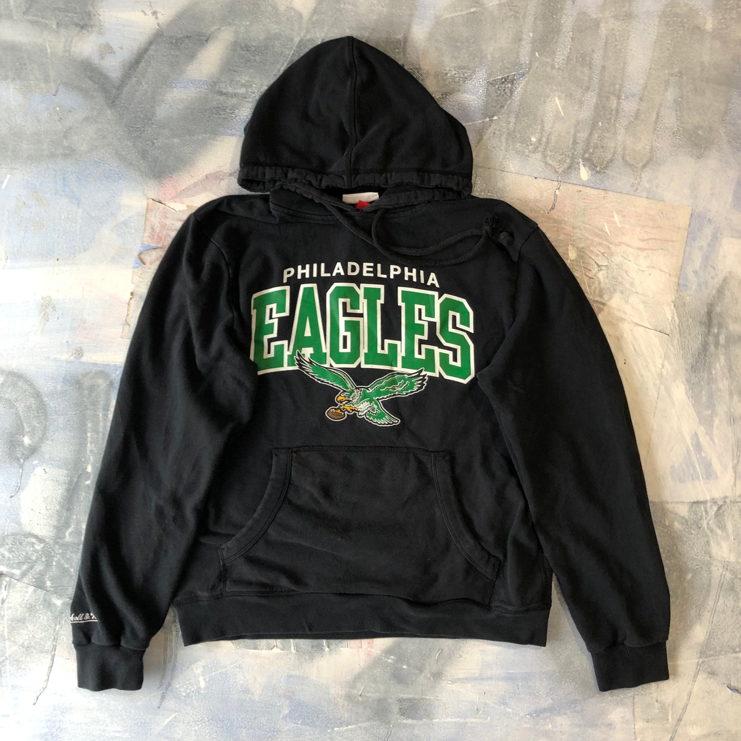 NFL Philadelphia Eagles Mitchell & Ness Hoodie Sweatshirt L