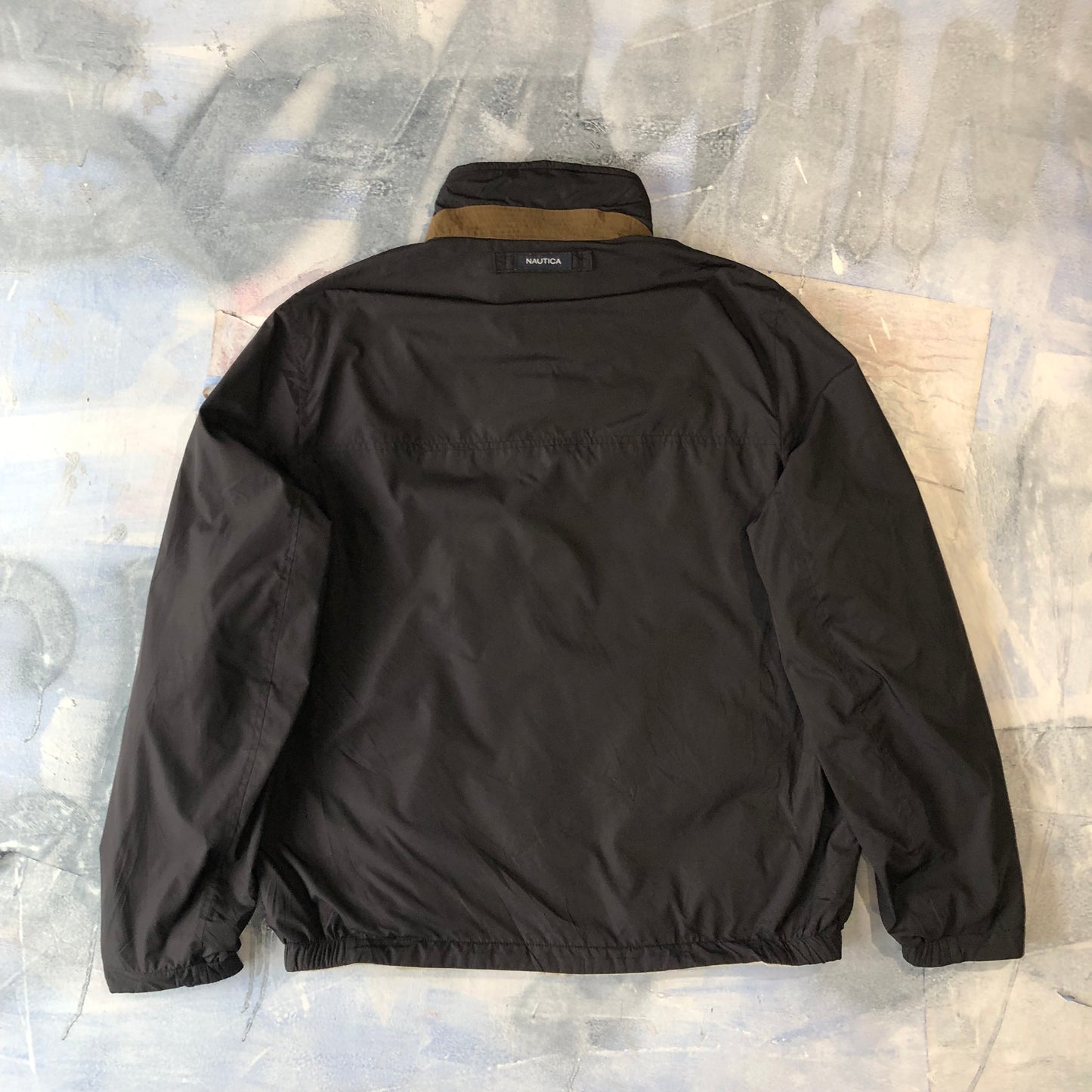 Nautica Fleece Lined Retro Zip Jacket L