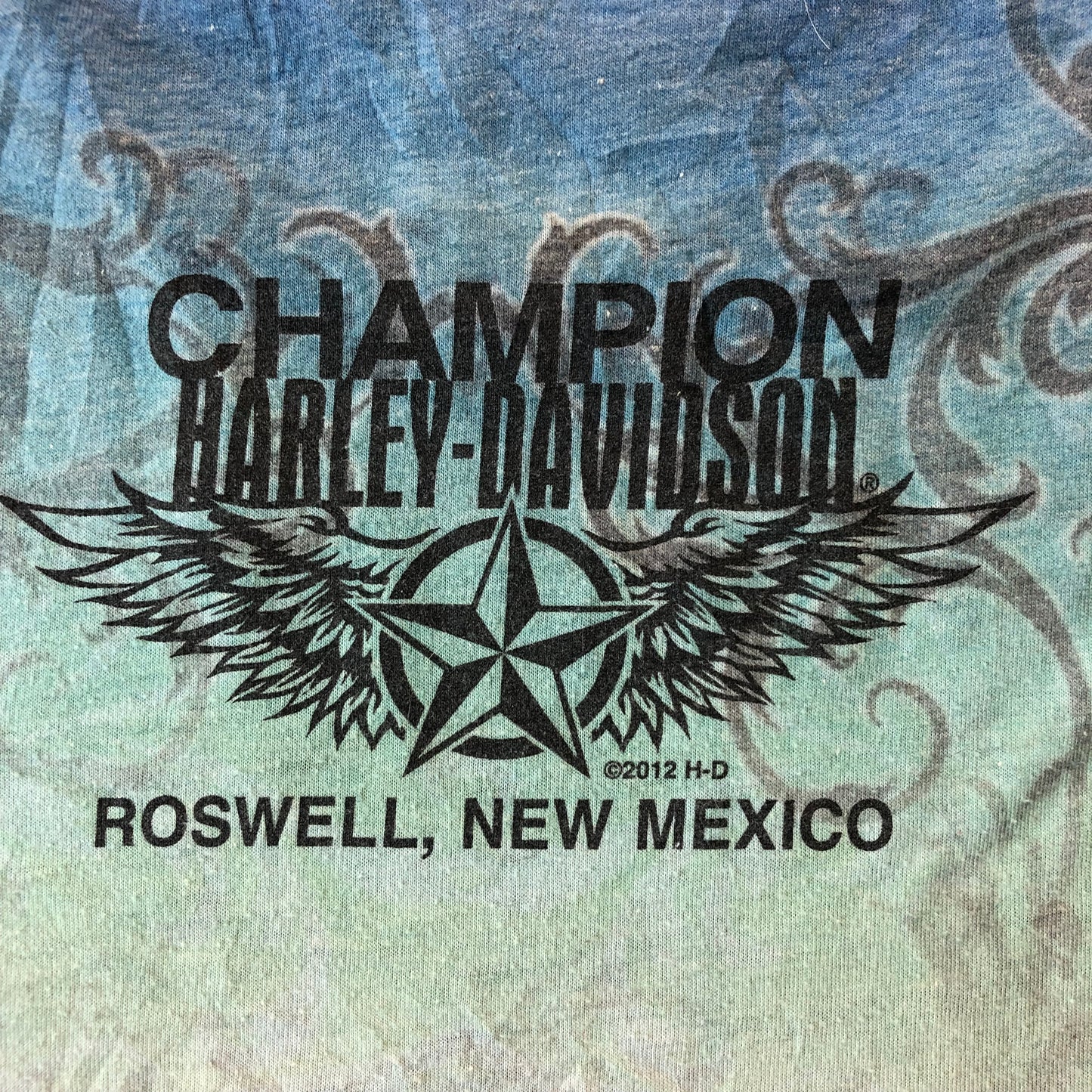 Vintage Harley Davidson Motorcycles Rhinestone Champion T Shirt M (Womens)