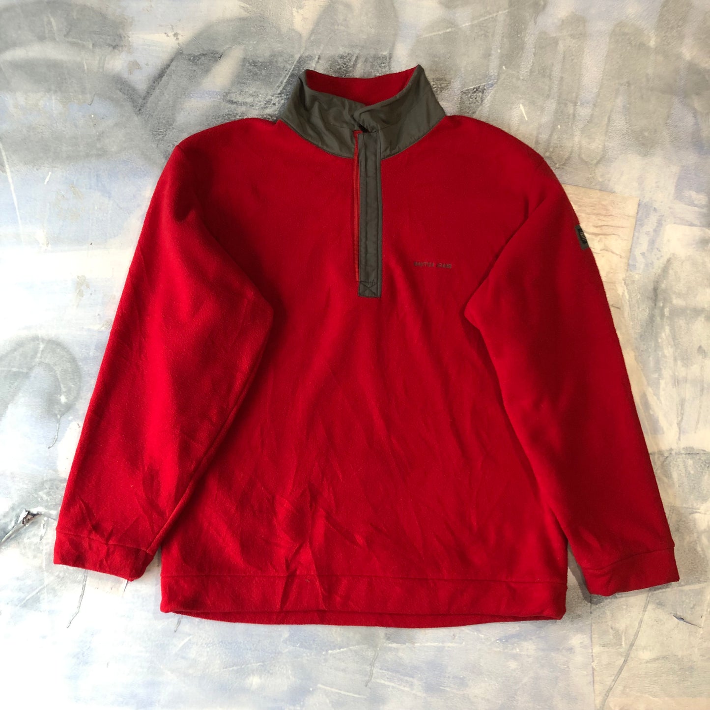 Nautica Jeans Company Quarter Zip Fleece Sweatshirt XXL