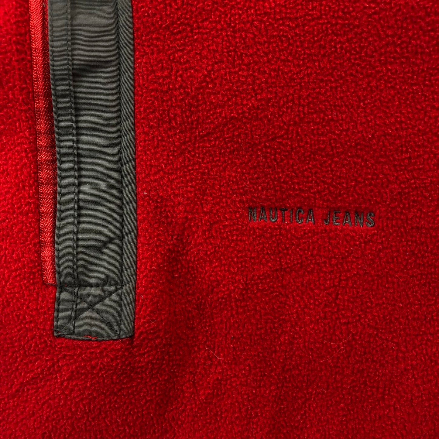 Nautica Jeans Company Quarter Zip Fleece Sweatshirt XXL