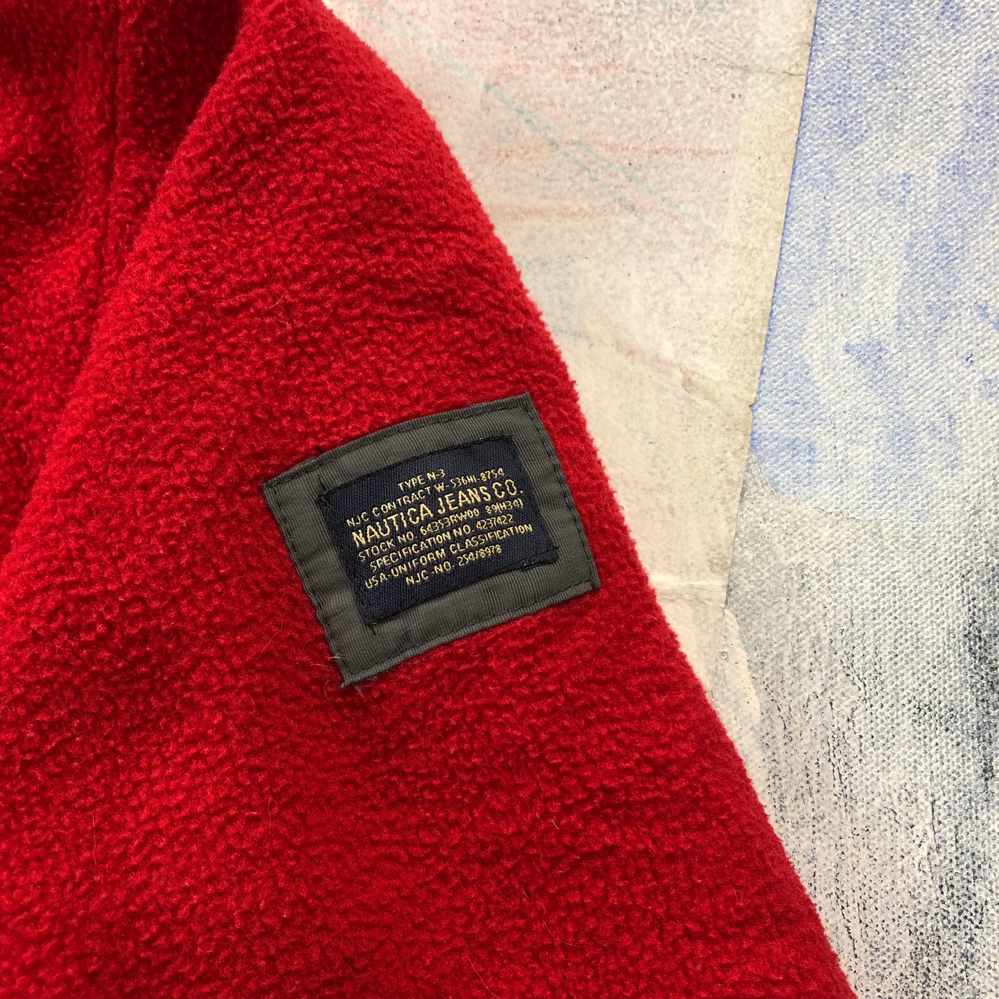 Nautica Jeans Company Quarter Zip Fleece Sweatshirt XXL