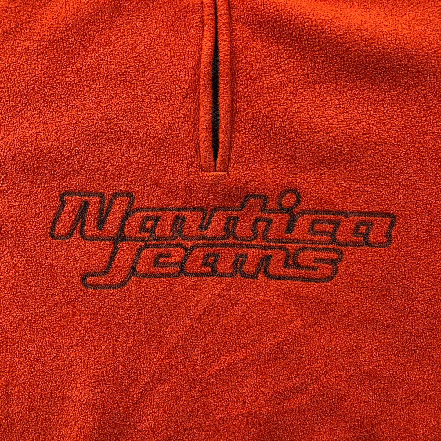 Nautica Jeans Company Quarter Zip Fleece Sweatshirt M