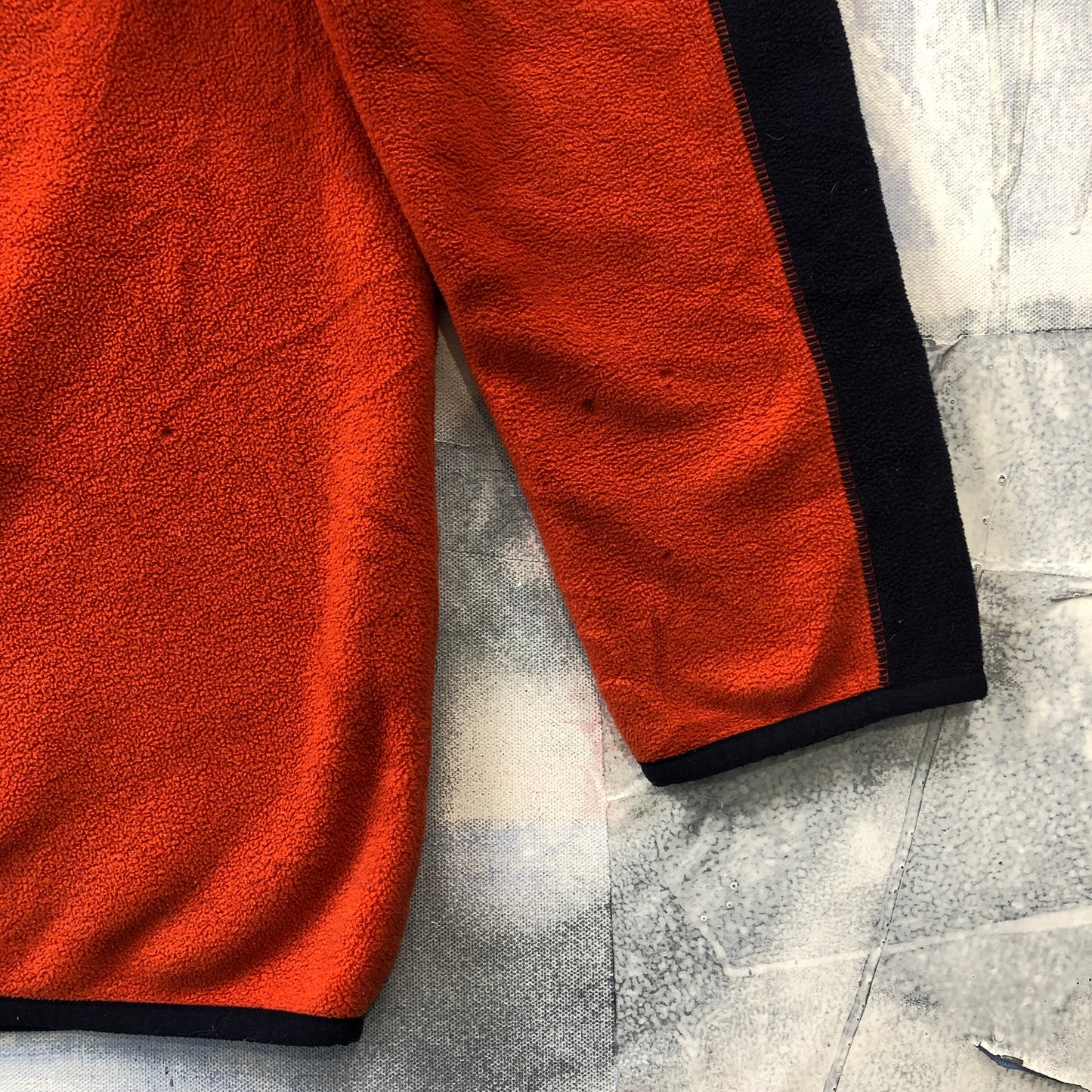 Nautica Jeans Company Quarter Zip Fleece Sweatshirt M