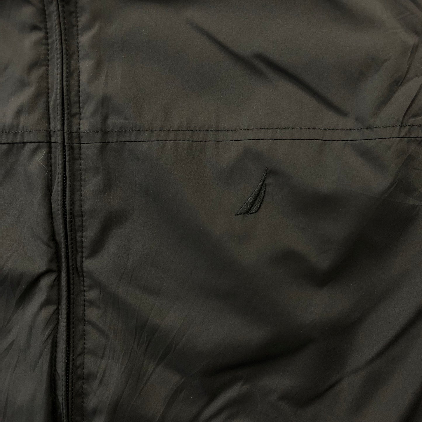 Nautica Fleece Lined Retro Zip Jacket L