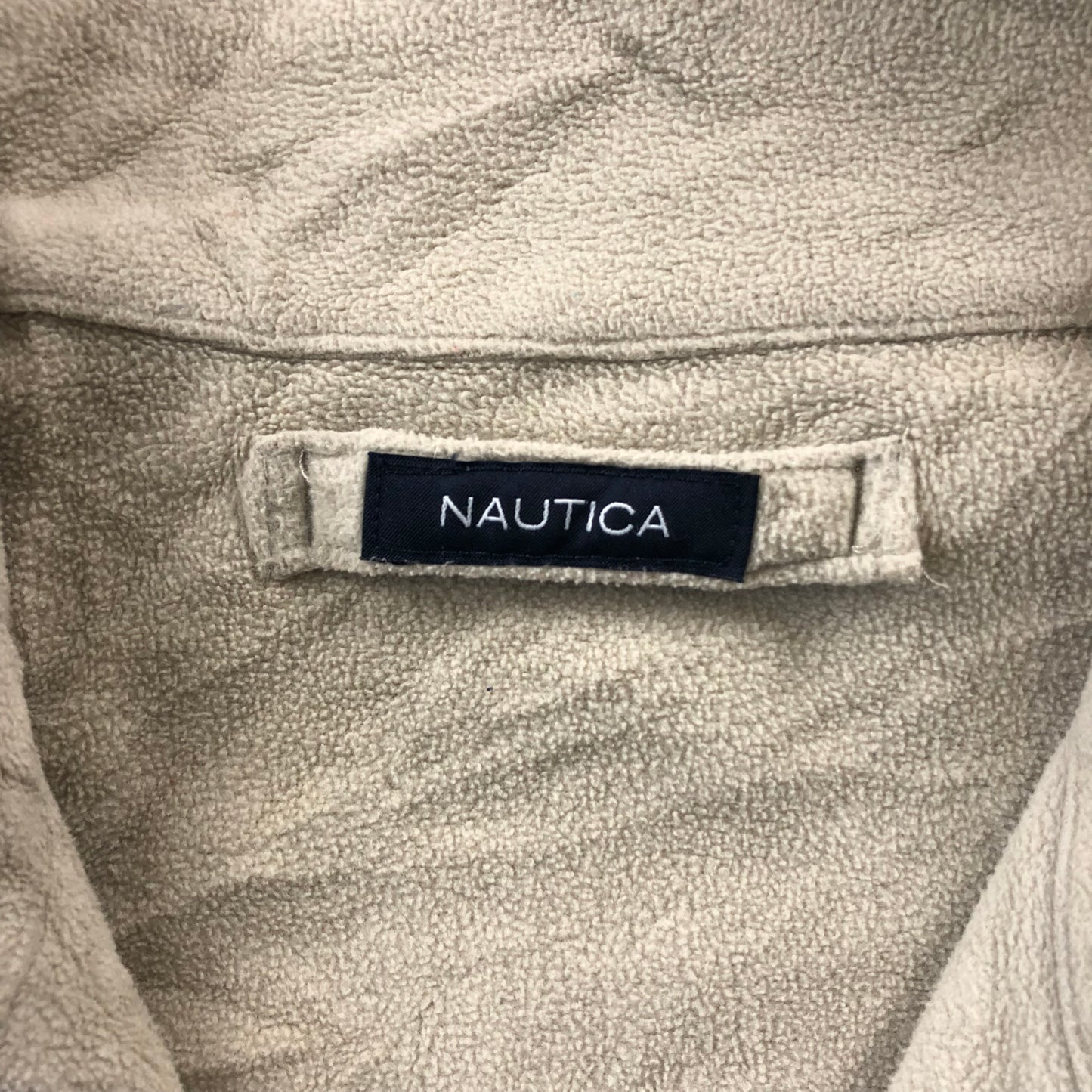 Vintage Nautica Fleece Lined Zip Jacket L