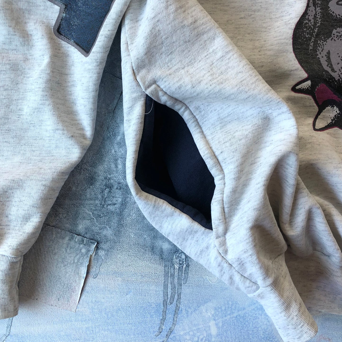 Vintage Georgetown University Hoyas Hoodie Sweatshirt XL