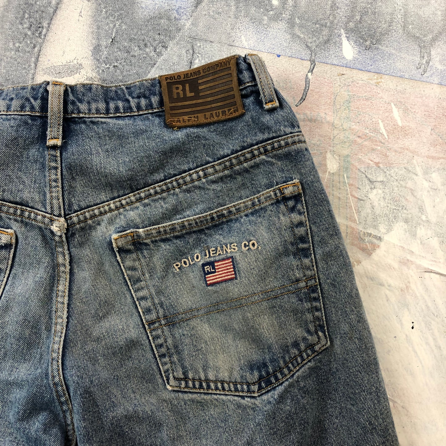 Ralph Lauren Polo Jeans Co. Straight Denim Jean W34