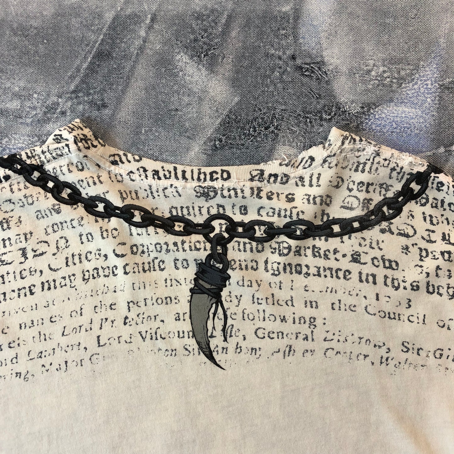 Vintage Affliction Skull Cross T Shirt M