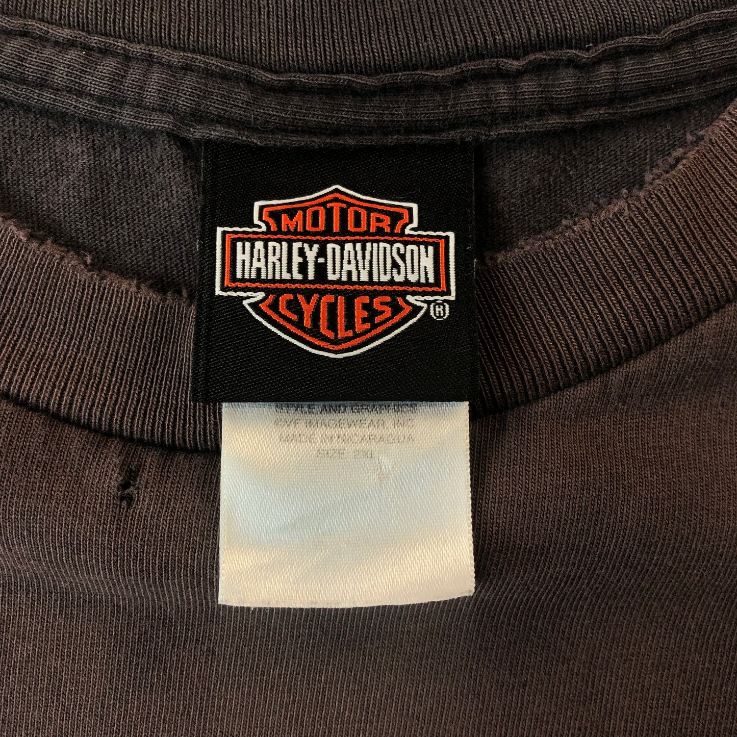 Vintage Harley Davidson Motorcycles Joker Face Cayman Islands T Shirt XL