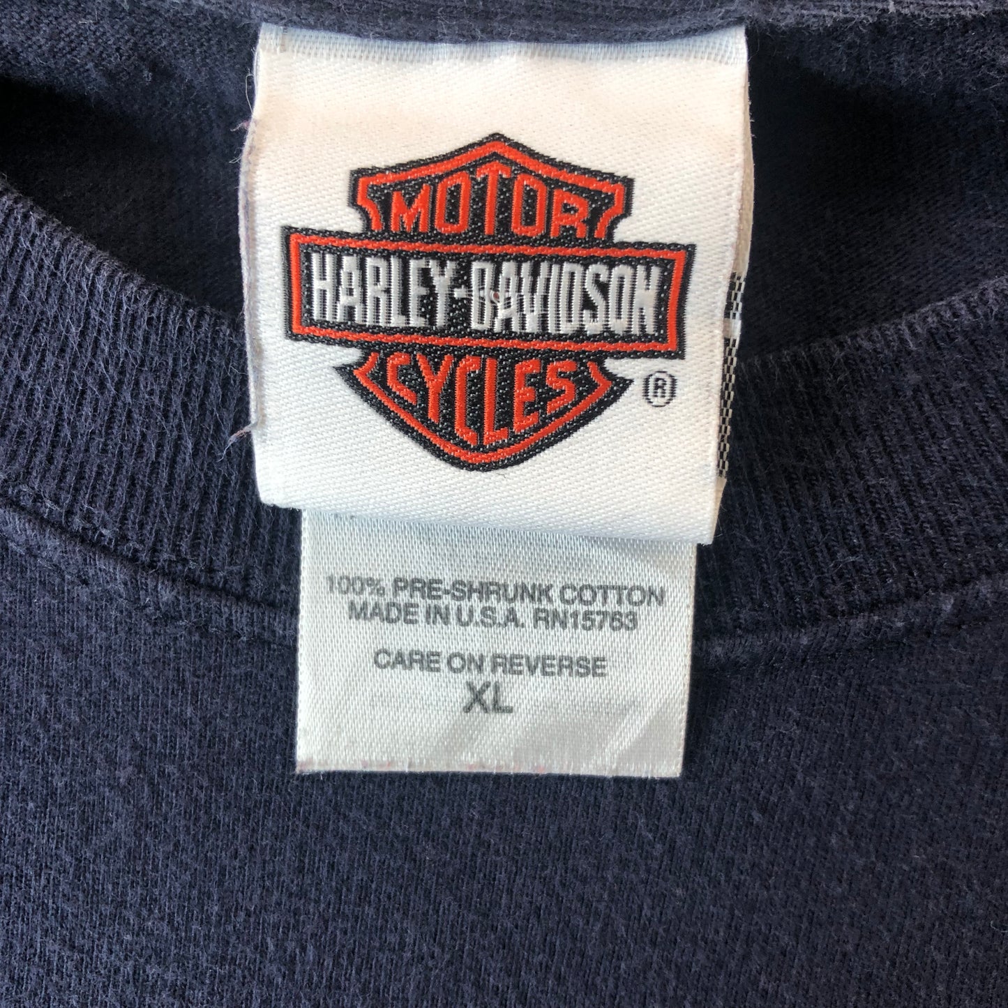 Vintage USA Harley Davidson Motorcycles Fort McMurray Alberta Canada T Shirt XL