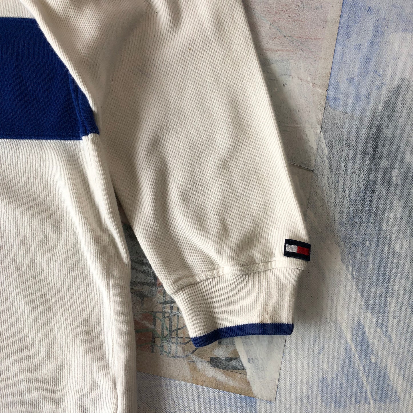 Tommy Hilfiger Retro V Neck Sweater XL