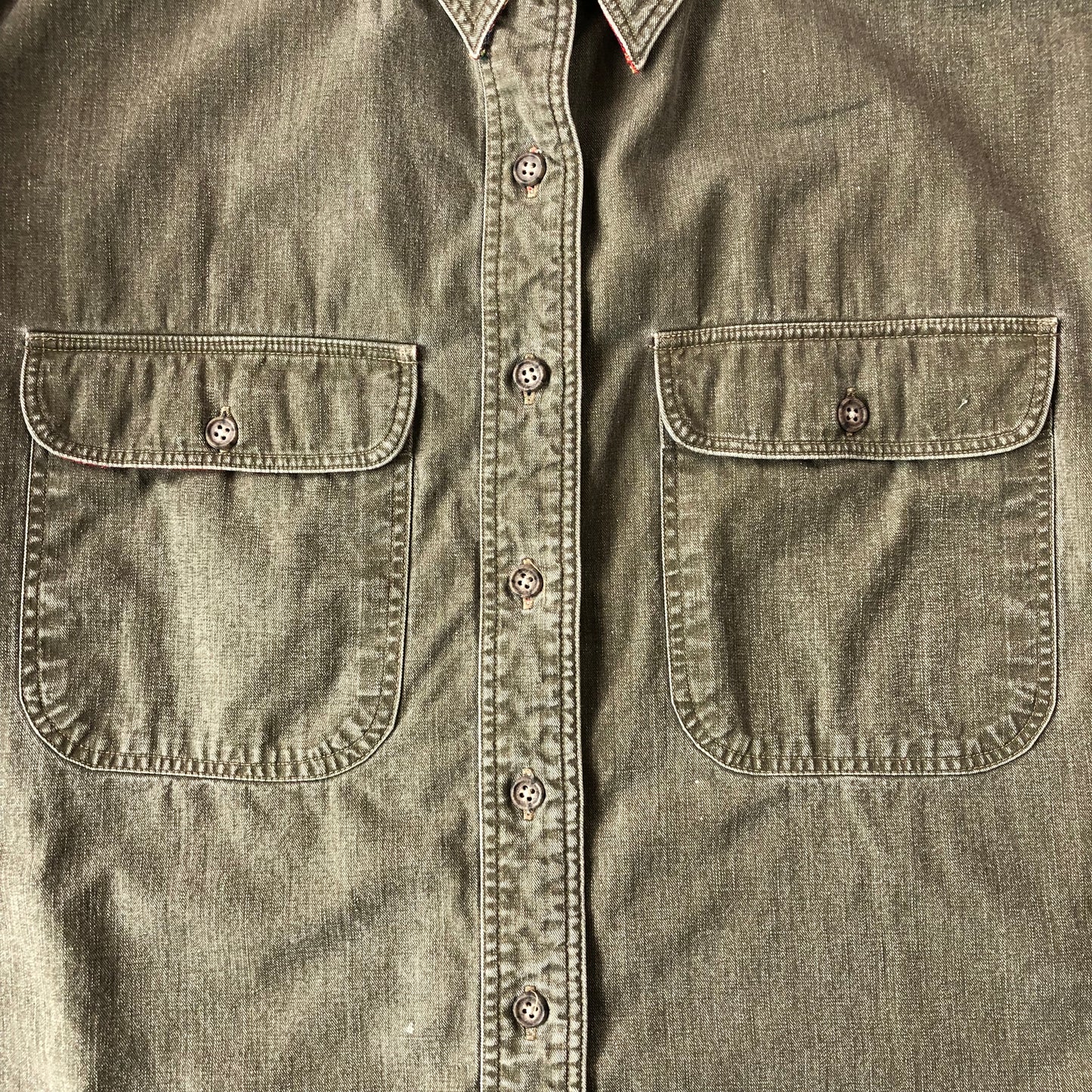 L.L Bean USA Plaid Lined Flannel Button Shirt XL