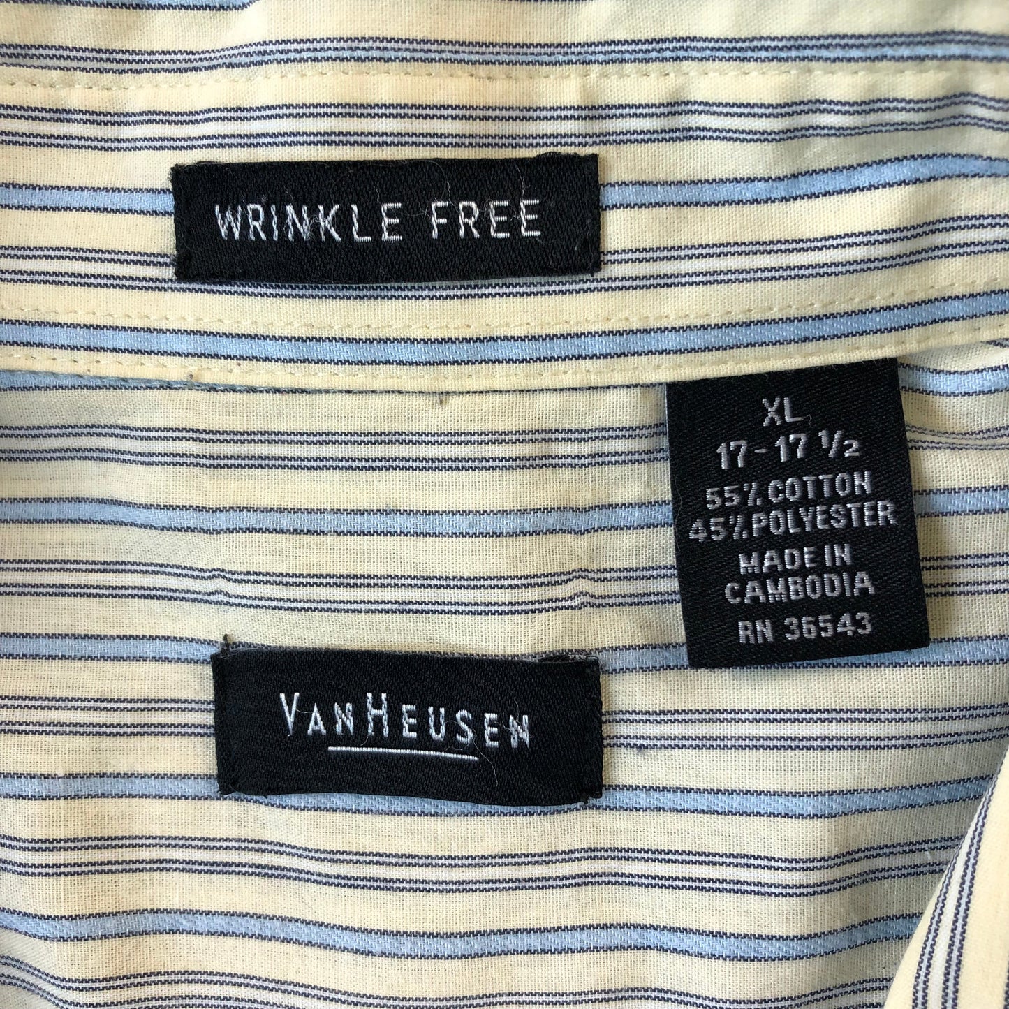 Van Heusen Short Sleeve Button Shirt XL