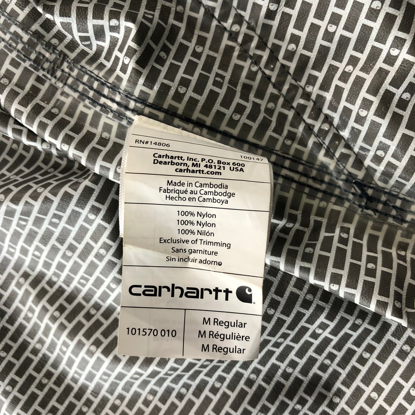 Carhartt Storm Defender Shorline Hooded Zip Jacket M