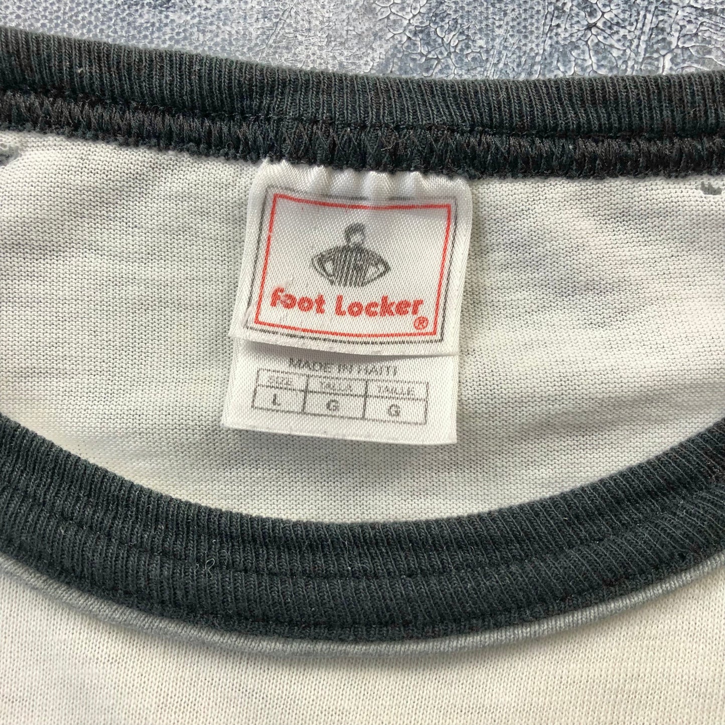 Vintage Footlocker Ringer T Shirt L