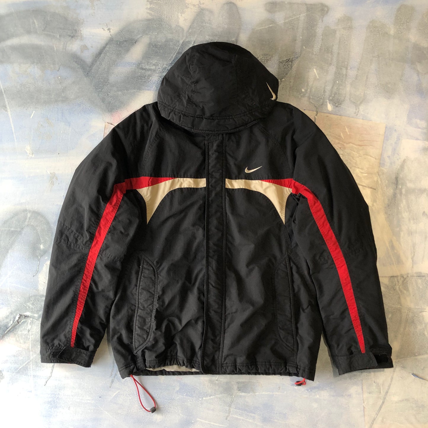 Nike 90s Puffer Hooded Zip Jacket S