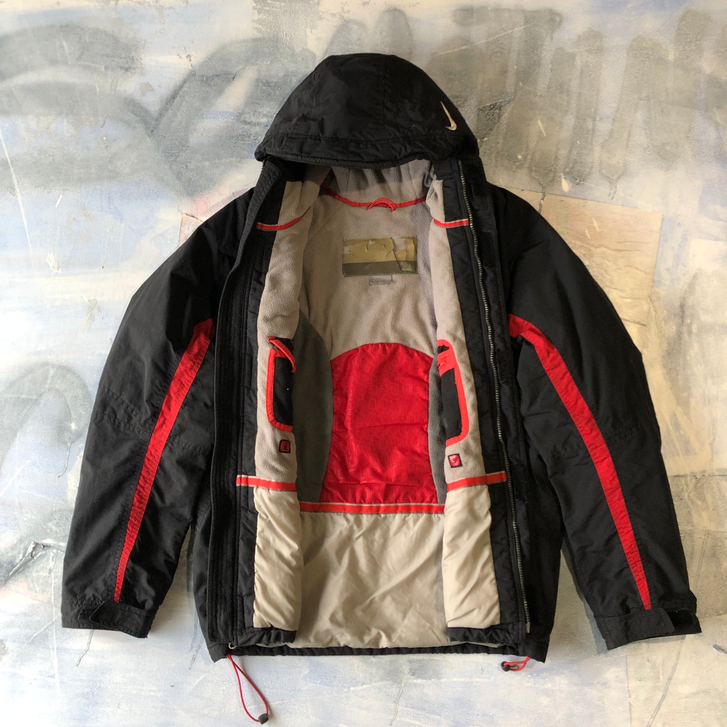 Nike 90s Puffer Hooded Zip Jacket S
