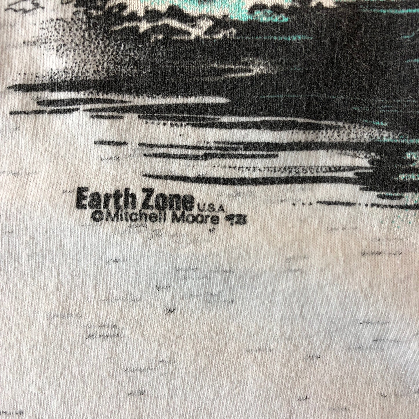 Vintage 90s Earth Zone Mitchell Moore Alaska T Shirt L
