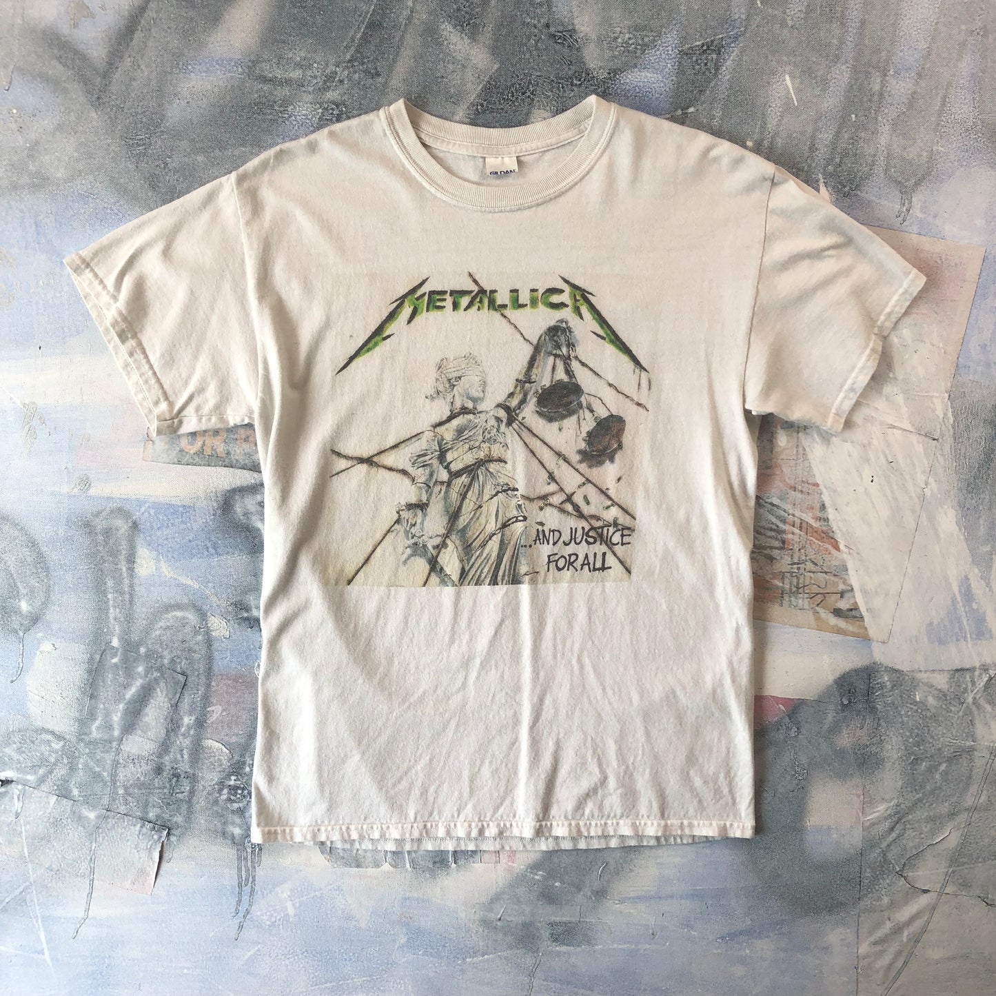 Vintage Metallica Justice For All T Shirt M