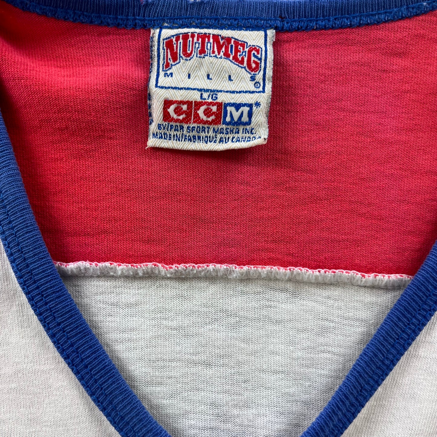 Vintage 90s USA NHL Montreal Canadiens Kirk Muller Long Sleeve Shirt L