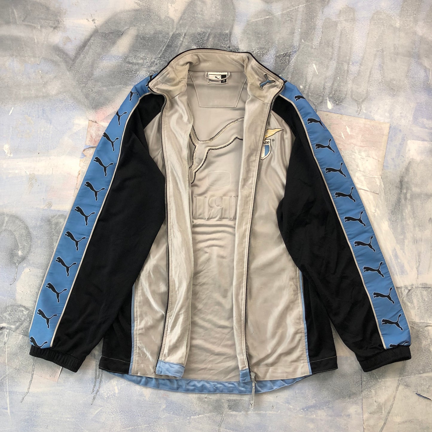 Puma 90s S.S Lazio Cirio Futbol Zip Track Jacket M