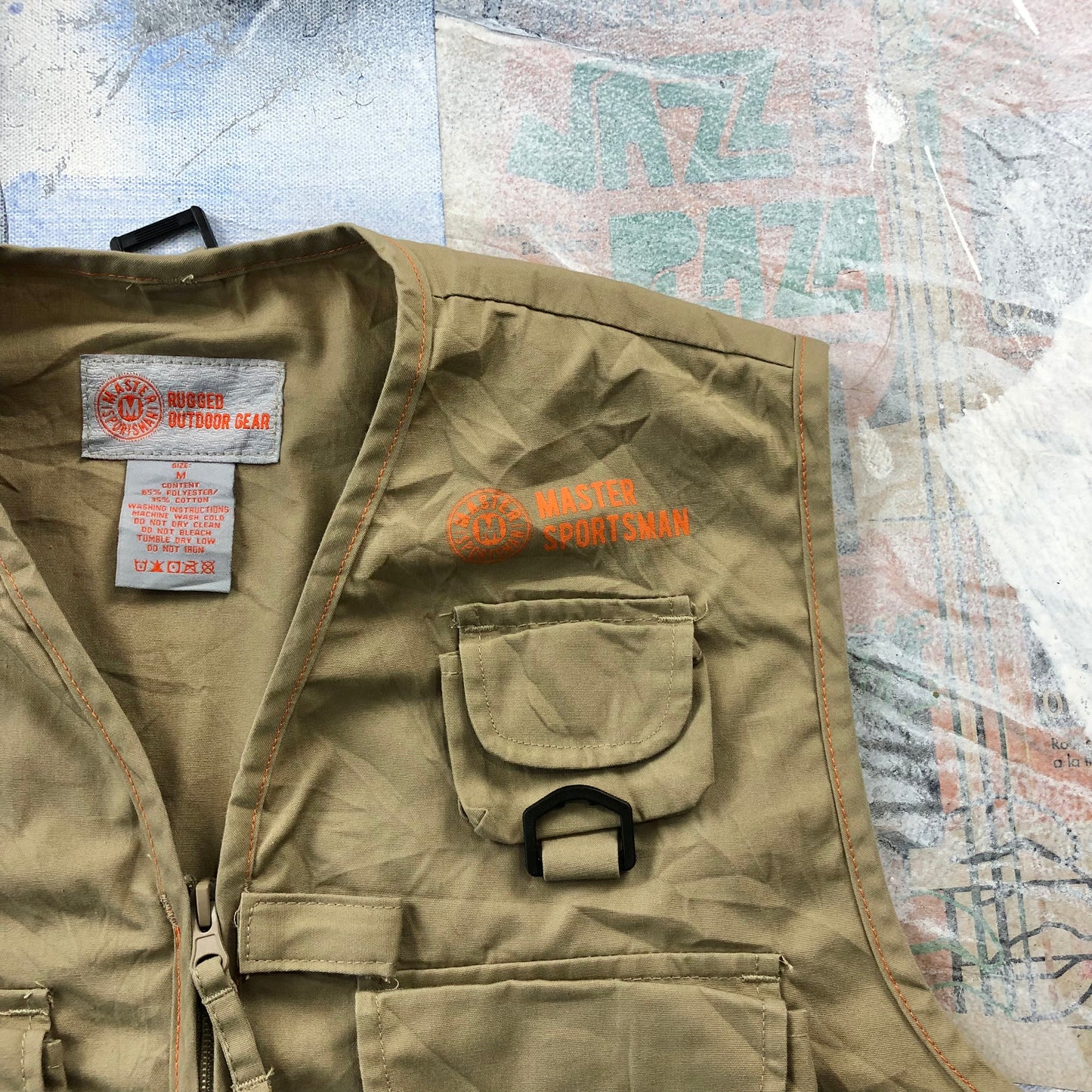 Master Sportsman Rugged Gear Hunting Fishing Vest M