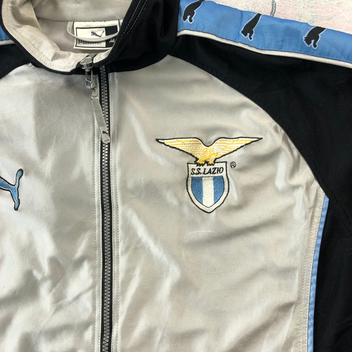 Puma 90s S.S Lazio Cirio Futbol Zip Track Jacket M