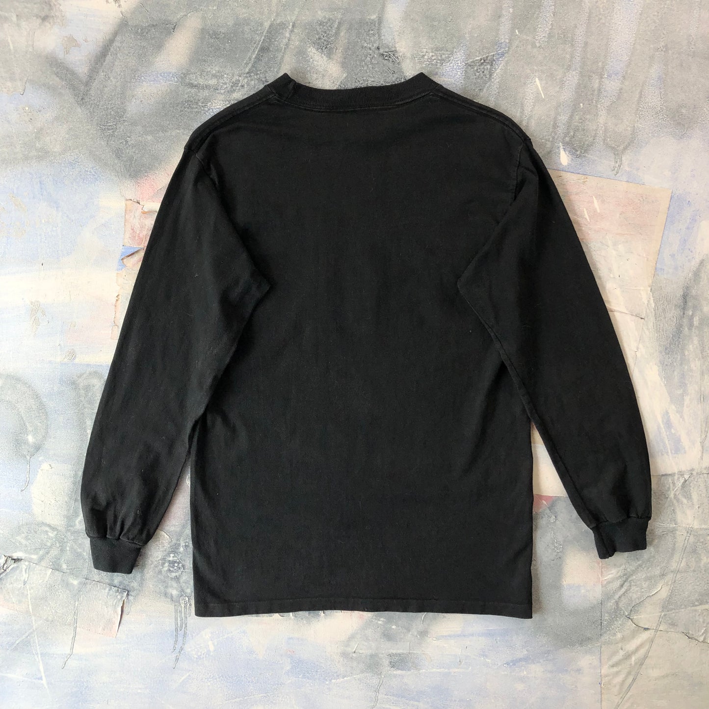 Vintage 90s USA NHL Vancouver Canucks Campbell Conference Smith Division Nutmeg Mills Long Sleeve T Shirt M