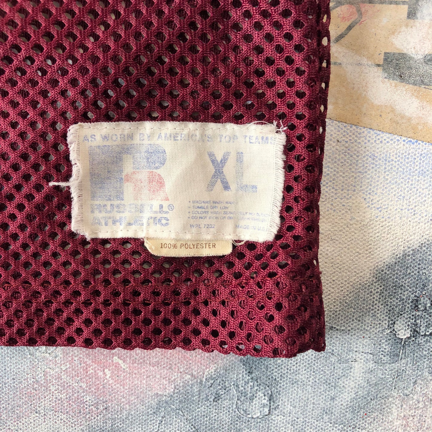 Vintage 90s USA Russell Cropped Football Jersey XL