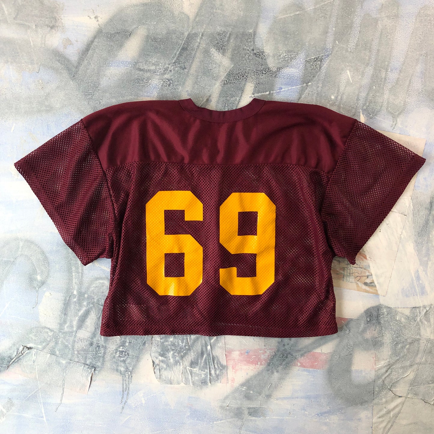 Vintage 90s USA Russell Cropped Football Jersey XL